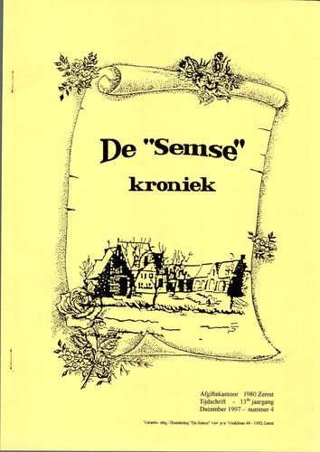 Kaft van Semse Kroniek 1997-4